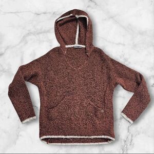 Prana XS Shine On Hoodie Brown Chai